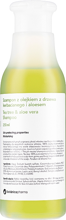 Shampoo mit Teebaumöl und Aloe Vera - Botanicapharma Tee Tree & Aloe Shampoo — Bild N1