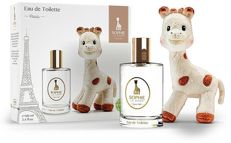 Parfums Sophie La Girafe Eau de Toilette - Duftset (Aromatisches Körperwasser 100ml + Spielzeug) — Bild N1