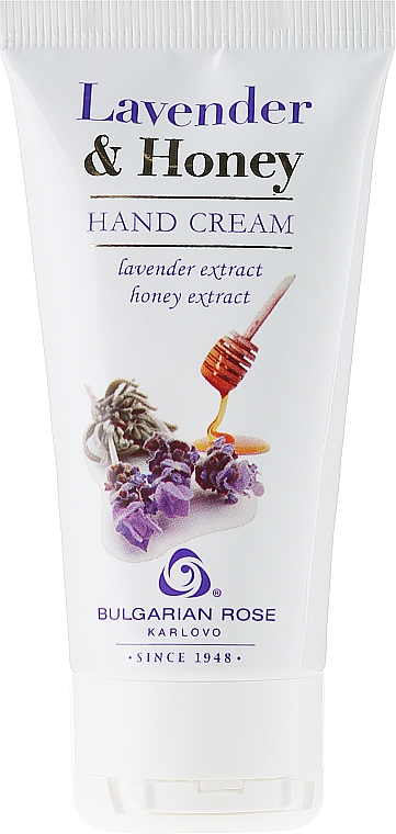 Handcreme mit Honig- und Lavendelextrakt - Bulgarian Rose Lavender & Honey — Bild N1