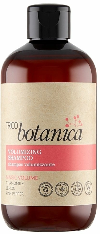 Shampoo für mehr Volumen mit Kamille, Zitrone und rosa Pfeffer - Trico Botanica