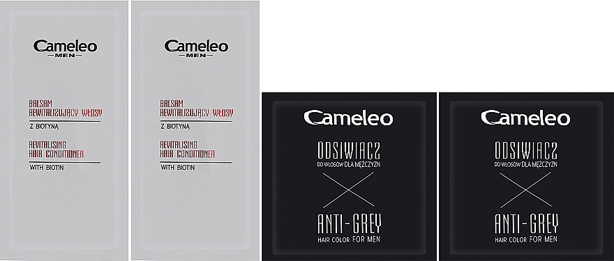 Anti-Grau Haarfarbe für Männer schwarz - Delia Cameleo Men Anti Grey Hair Color — Bild N2