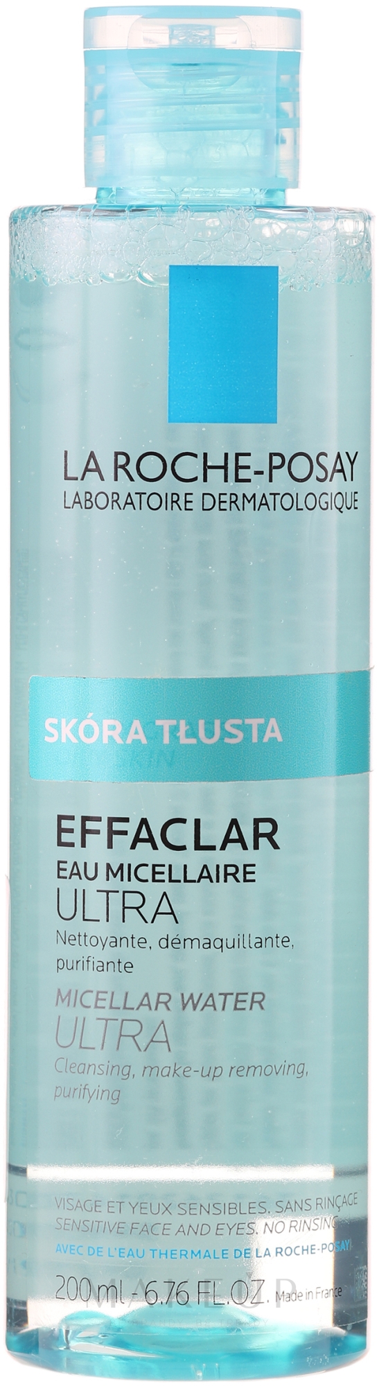 Mizellen-Reinigungswasser zum Abschminken für das Gesicht - La Roche-Posay Effaclar Make-Up Removing Purifying Water — Bild 400 ml