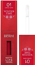 Düfte, Parfümerie und Kosmetik Matter Lippenstift - Gabriella Salvete Winter Time Matte Lips Long Lasting
