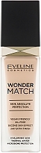 Düfte, Parfümerie und Kosmetik Ölfreie Foundation - Eveline Cosmetics Wonder Match