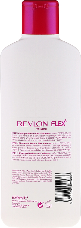 Volumen Shampoo mit Keratin - Revlon Flex Volumising Shampoo — Bild N2