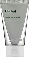 Düfte, Parfümerie und Kosmetik Beruhigende und entgiftende Peelingmaske für das Gesicht mit grünem Tee und Peptiden - Medi Peel Herbal Peel Tox