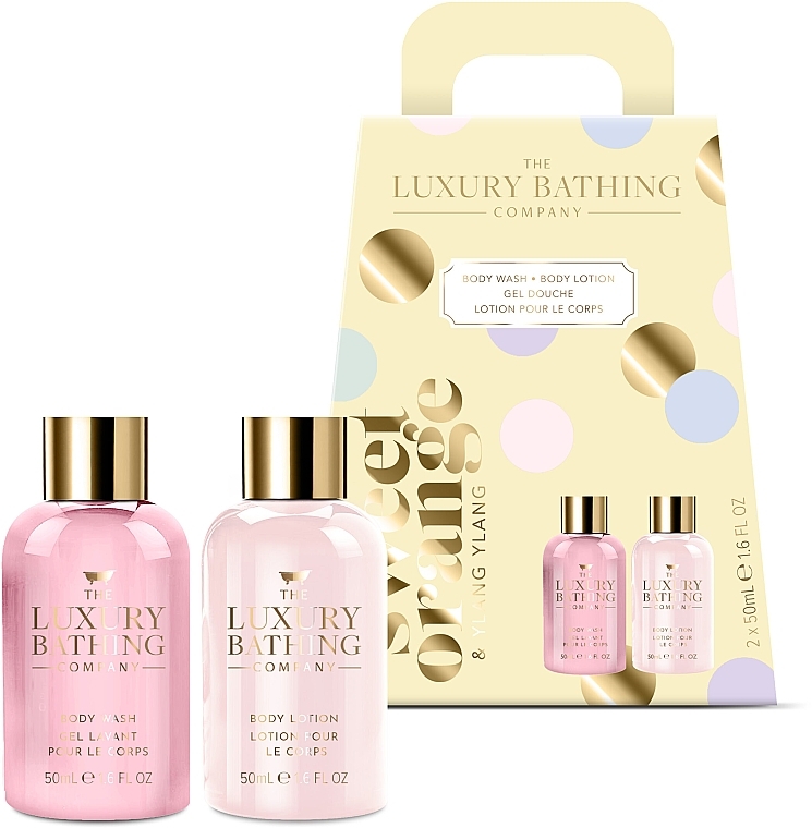 Set - Grace Cole The Luxuty Bathing Sweet Orange & Ylang Ylang (sh/gel/50ml + b/lot/50ml) — Bild N1