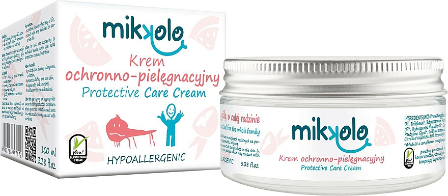 Schützende und pflegende Körpercreme für Babys - Nova Kosmetyki Mikkolo Protective Care Cream — Bild N1