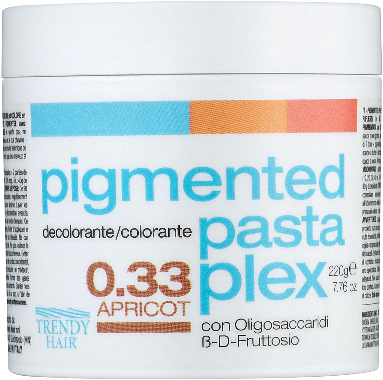 Paste zum Aufhellen der Haare mit Oligosacchariden und Fruktose - Trendy Hair Pastaplex Pigmented — Bild N1