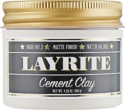 Ton für das Haarstyling - Layrite Cement Hair Clay — Bild N3