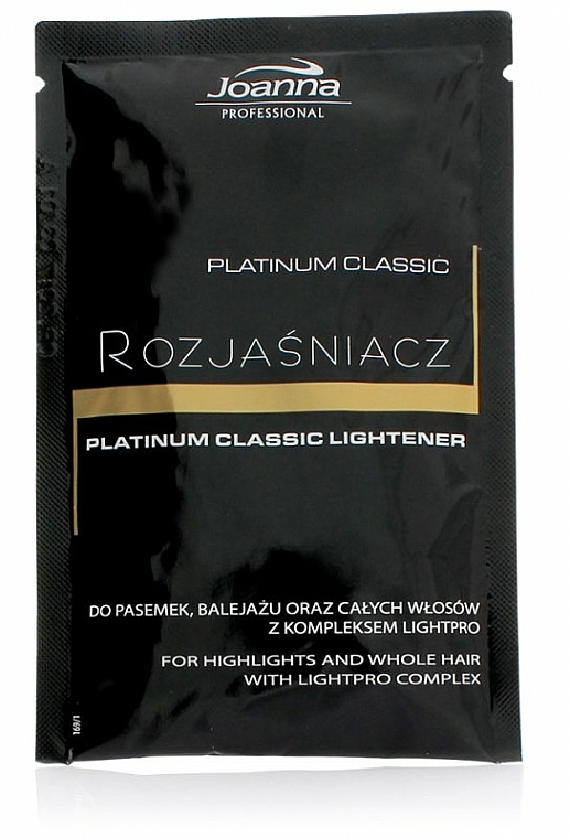 Staubfreies Haarbleichmittel - Joanna Professional Platinum Classic Lightener (sashet)