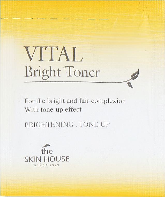 GESCHENK! Toner für einen ebenmäßigen Teint - The Skin House Vital Bright Toner (Probe)  — Bild N1