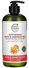 Düfte, Parfümerie und Kosmetik Reinigendes Duschgel mit Rose und Geißblatt - Petal Fresh Shower Gel