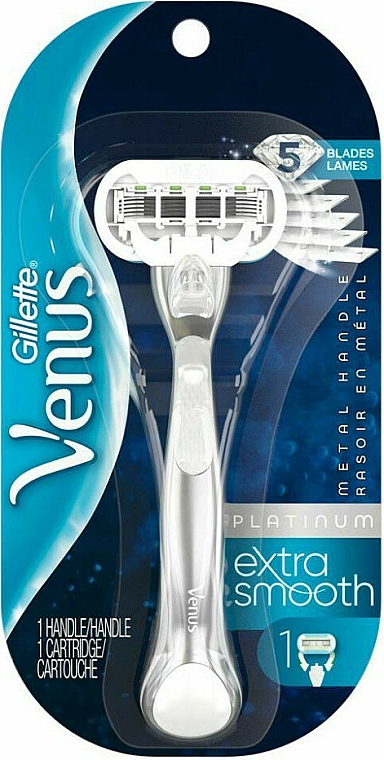 Rasierer mit 1 Ersatzklinge - Gillette Venus Platinum Extra Smooth — Bild N2