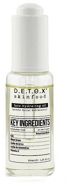 Feuchtigkeitsspendendes Gesichtsöl - Detox Skinfood Key Ingredients — Bild N1