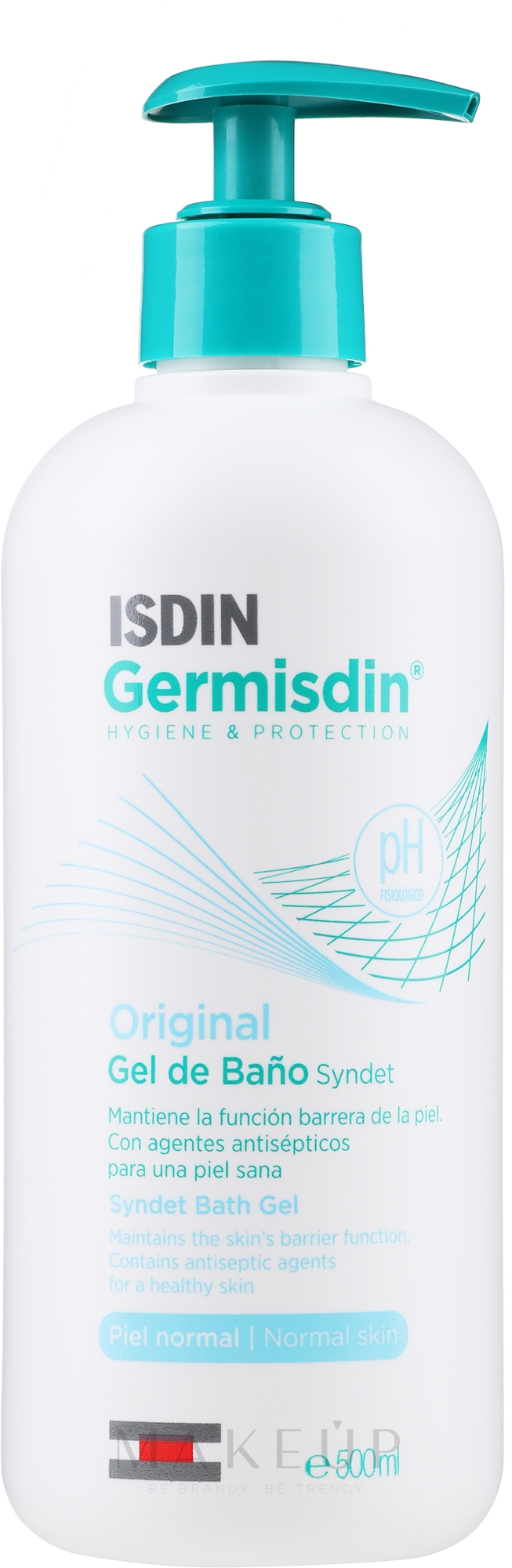 Antiseptisches Duschgel - Isdin Germisdin Antiseptic Soap-Free Shower Gel — Bild 500 ml