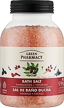 Badesalz mit Sandelholz und Patchouli - Green Pharmacy — Bild N1