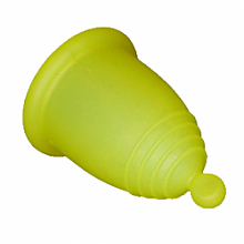 Menstruationstasse Größe L gelb - MeLuna Soft Menstrual Cup Ball — Bild N1