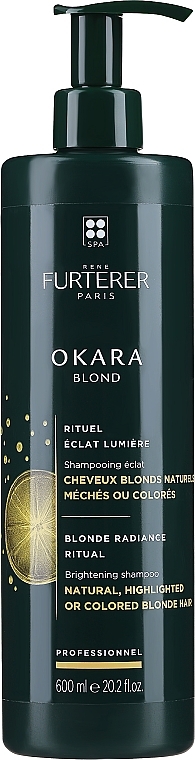 Aufhellendes Shampoo für blondes Haar - Rene Furterer Okara Blond Blonde Radiance Ritual Brightening Shampoo — Bild N3