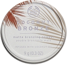 Bronzierendes mattes Gesichtspuder - The Body Shop Coconut Bronze Matte Bronzing Powder — Bild N2