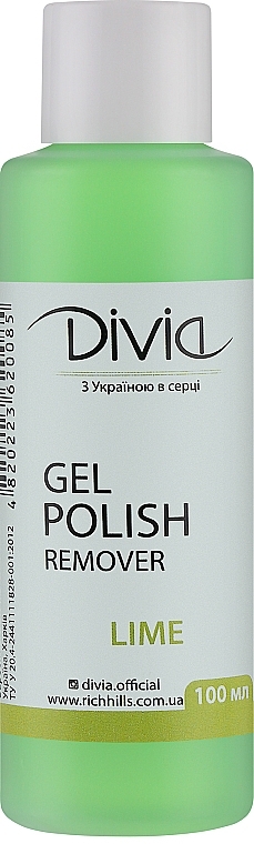 Gellackentferner mit Kalkextrakt - Divia Gel Nail Remover — Bild N1