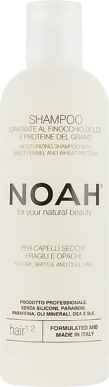 Feuchtigkeitsspendendes Shampoo mit süßem Fenchel und Weizenprotein - Noah — Bild N1