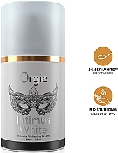 Aufregende Creme mit aufhellender Wirkung - Orgie Intimus White Intimate Whitening Cream — Bild N3