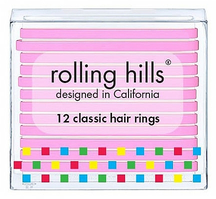 Haargummis rosa - Rolling Hills Classic Hair Rings Pink — Bild N1