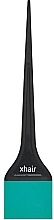 Haarfärbepinsel aus Silikon breit türkis - Xhair — Bild N2
