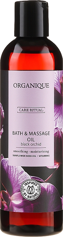 Bade- und Massageöl Schwarze Orchidee - Organique HomeSpa Bath & Massage Oil — Bild N3
