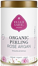 Düfte, Parfümerie und Kosmetik Glättendes und weichmachendes Bio Körperpeeling mit Rose und Argan - Eliah Sahil Organic Peeling Rose Argan