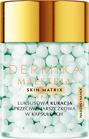 Luxuriöse Anti-Falten-Behandlung in Kapseln - Dermika Maestria Skin Matrix — Bild N2