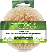 Düfte, Parfümerie und Kosmetik Exfolierende und glättende Körperbürste für trockene Massage - EcoTools Dry Body Brush