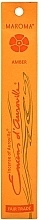 Räucherstäbchen Bernstein - Maroma Encens d'Auroville Stick Incense Amber — Bild N2