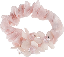 Scrunchie-Haargummi P0132-1 d-6,5 cm rosa - Akcent — Bild N1