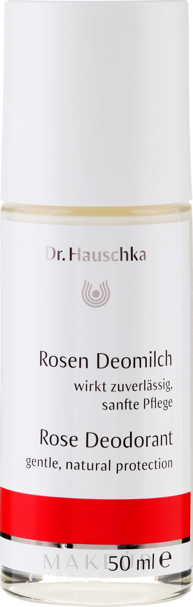 Rosen-Deomilch für sanfte Pflege - Dr. Hauschka Rose Deodorant — Bild 50 ml