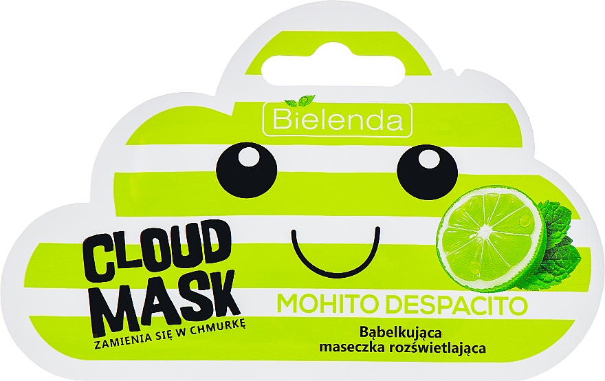Sauerstoff-Gesichtsmaske Mohito Despacito - Bielenda Cloud Mask Mohito Despacito — Bild N1