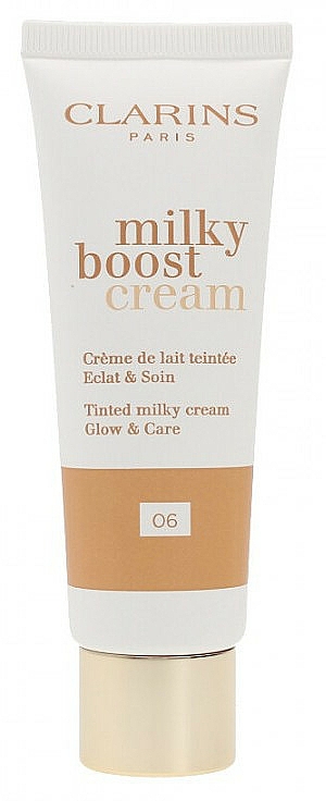 Feuchtigkeitsspendende Make-up-Creme mit Glow-Effekt - Clarins Milky Boost Cream Tinted Milky Cream — Bild N1
