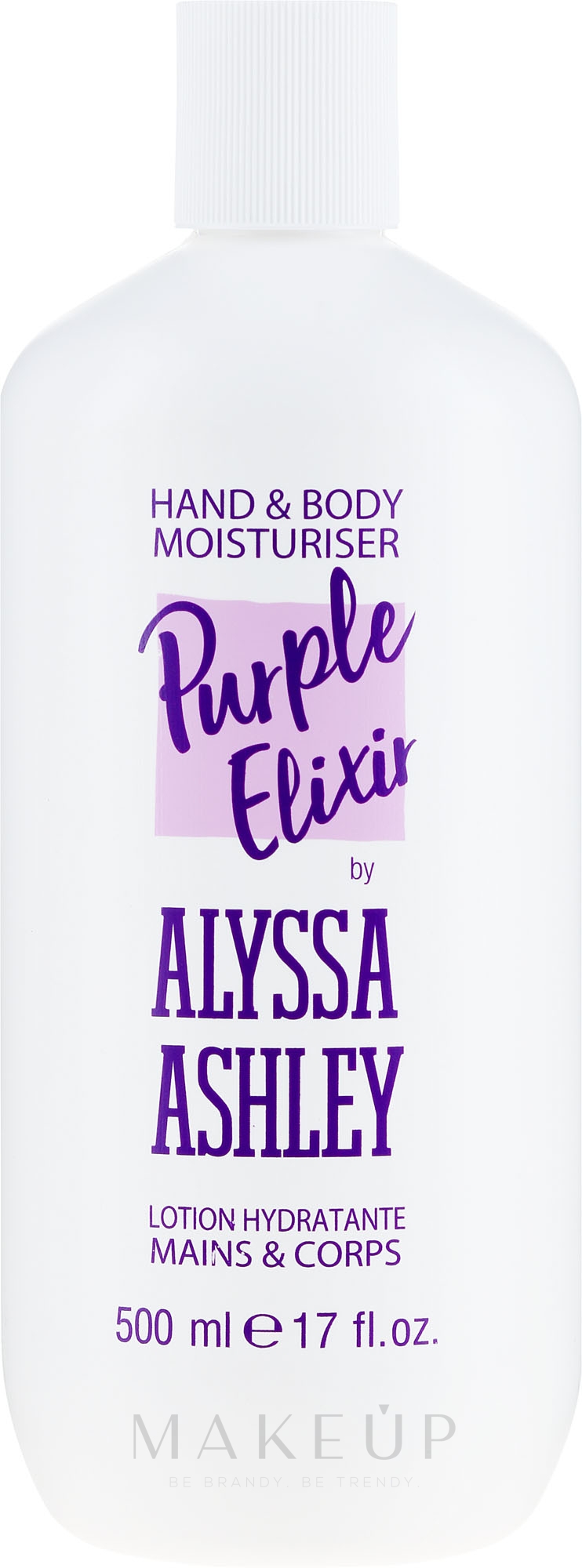 Feuchtigkeitsspendende Hand- und Körperlotion - Alyssa Ashley Purple Elixir — Bild 500 ml