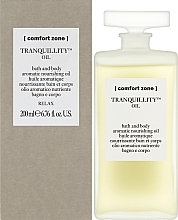 Nährendes und aromatisches Bade- und Körperöl - Comfort Zone Tranquillity Bath Oil — Bild N2