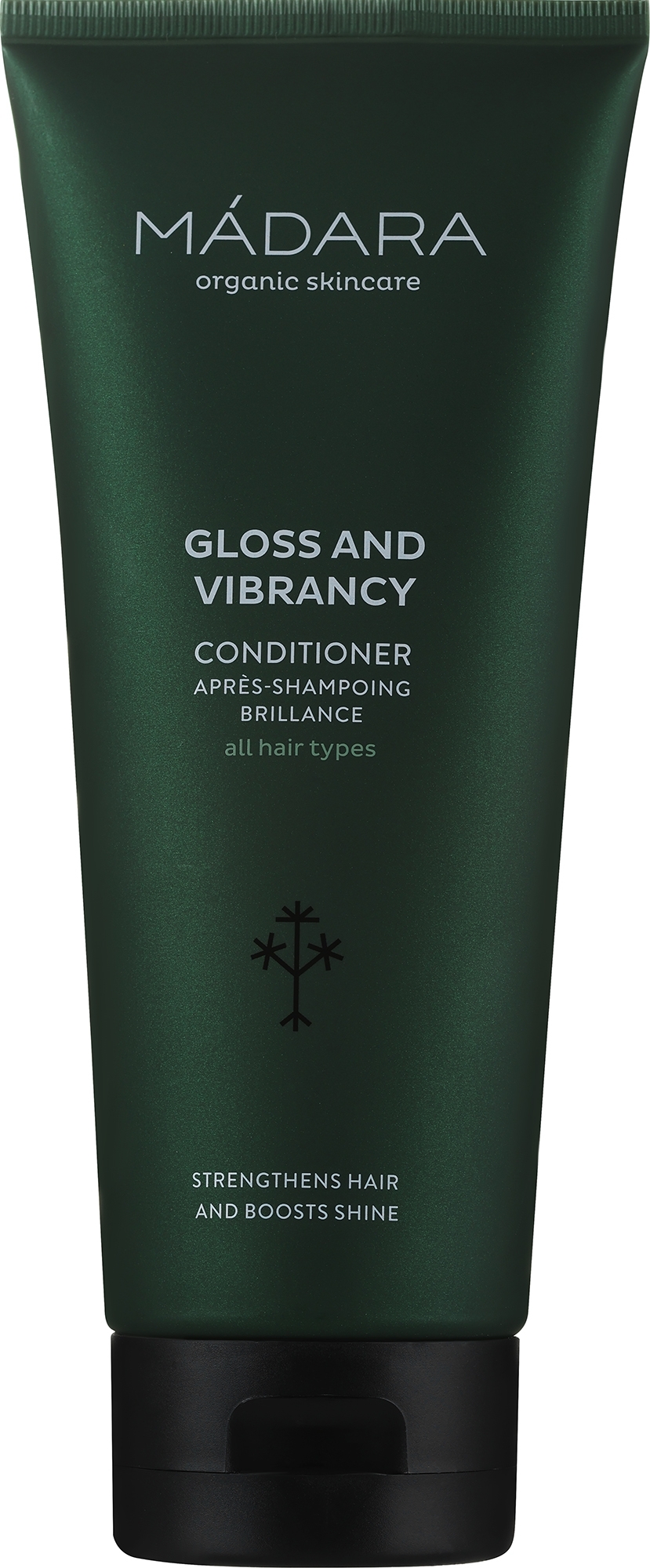 Pflegespülung mit Aloe und Diptam-Dost für normales Haar - Madara Cosmetics Gloss & Vibrance Conditioner — Bild 200 ml