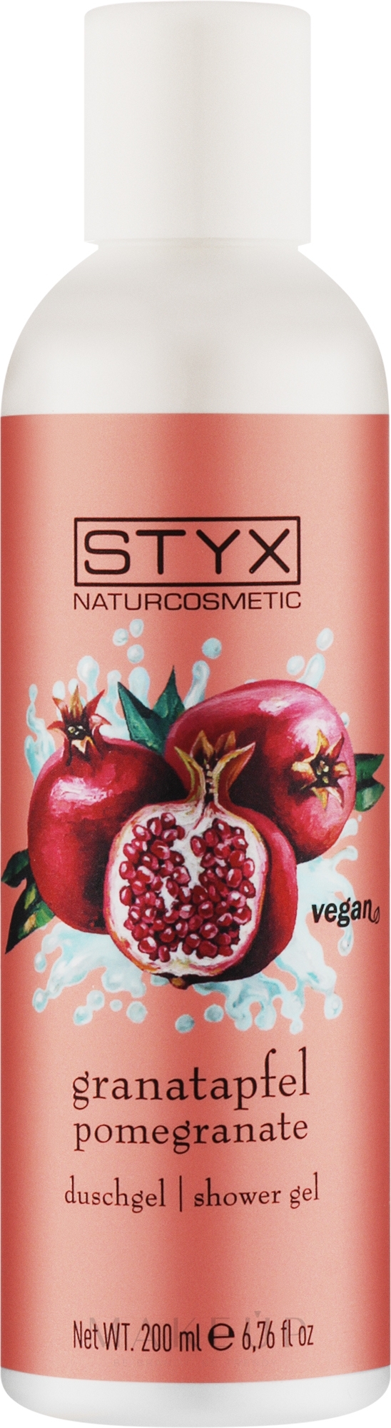 Duschgel mit Granatapfelextrakt - Styx Naturcosmetic Aroma Derm Pomegranate Shower Gel — Bild 200 ml