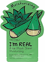 Düfte, Parfümerie und Kosmetik Aktive Feuchtigkeisspendende Gesichtsmaske - Tony Moly I'm Real Aloe