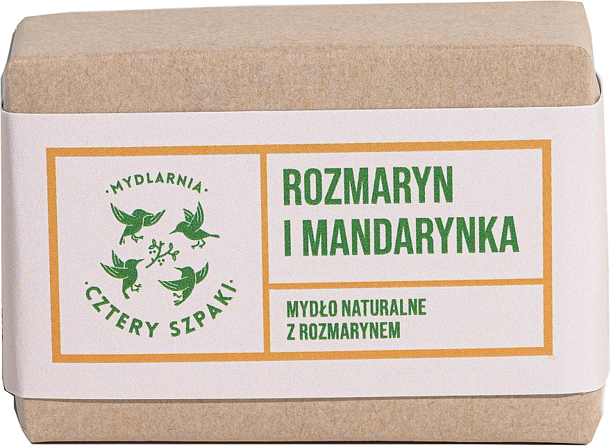 Naturseife Mandarine und Rosmarin - Cztery Szpaki — Bild N2
