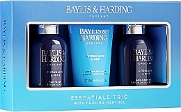 Düfte, Parfümerie und Kosmetik Körperpflegeset für Männer - Baylis & Harding Men's Citrus Lime & Mint (Waschgel für Haar und Körper 100ml + After Shave Balsam 50ml + Gesichtswaschgel 100ml)