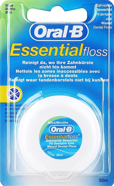 Zahnseide ungewachst 50 m - Oral-B Essential Floss