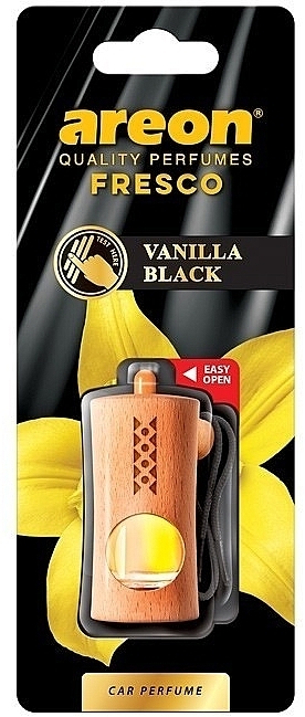 Areon Fresco New Vanilla Black Car Perfume  - Auto-Lufterfrischer Vanilla Black — Bild N1