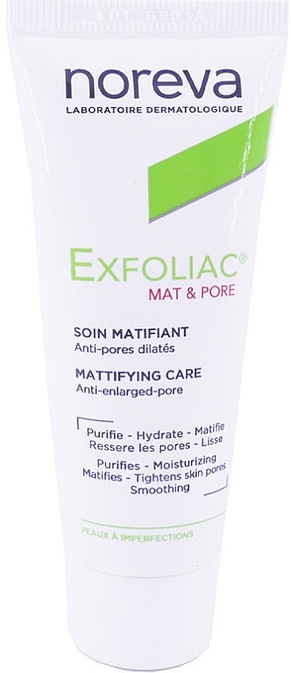 Mattierende Gesichtscreme - Noreva Exfoliac Mat & Pore — Bild N1