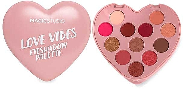 Lidschatten-Palette - Magic Studio Love Vibes Heart Eyeshadow Palette — Bild N1