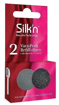 Ersatzblätter für Pediküre-Scheiben - Silk'n VacuPedi Refill Discs Medium & Coarse — Bild N1